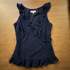 Isaac Mizrahi Blue Silk Tank - Size Medium